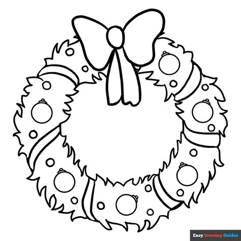 Printable Christmas Coloring Pages For Adults Wreath