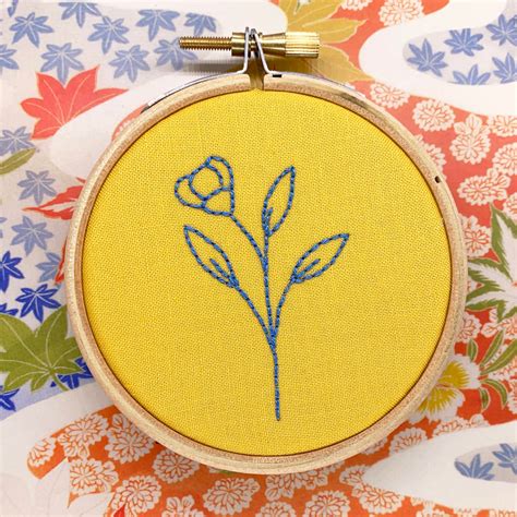 In Bloom: Floral Embroidery Patterns (iron-on transfers) – Lazy May Sewing Club