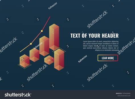 Cool Banner Charts Data Visualization Concept Stock Vector (Royalty ...