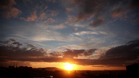 Timelapse Sunset City View Landscape Stock Footage SBV-347675018 ...