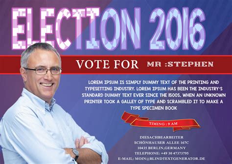 Campaign With These Elegant Free Political Campaign Flyer Templates - Demplates