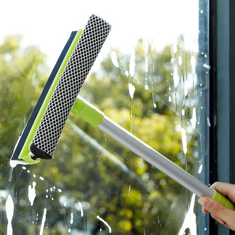 New aluminum handle double sides Window Brush Soft sponge Cleaner Glass wiper Car windows ...