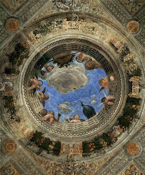 Ceiling of the Camera Picta or Camera degli Sposi, 1470 - Andrea Mantegna - WikiArt.org