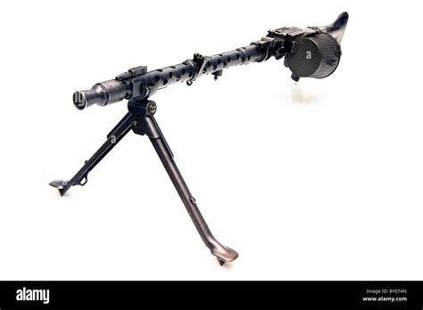 MG34 Machine Gun, German, World War 2 Stock Photo - Alamy