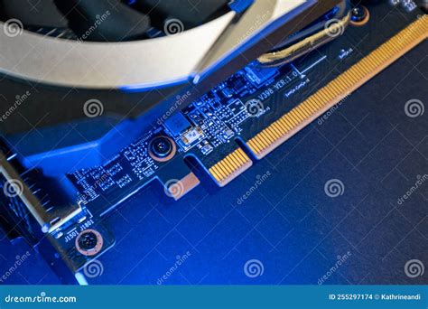 Gpu Graphics Card Close-up, PC Hardware Details Stock Photo - Image of hardware, system: 255297174