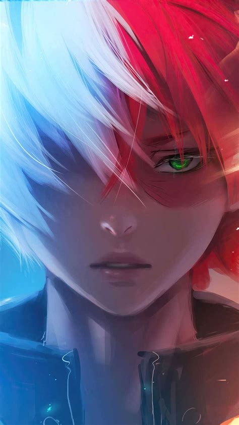 Download Serious Face Of Shoto Todoroki Aesthetic Wallpaper ...