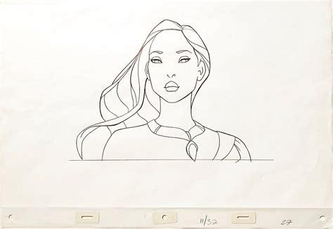 Original Walt Disney Production Animation Drawing of Pocahontas 1995