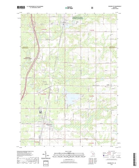 Howard City Michigan US Topo Map – MyTopo Map Store