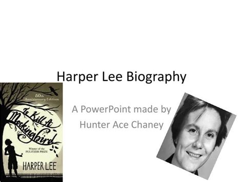 PPT - Harper Lee Biography PowerPoint Presentation, free download - ID:2012937