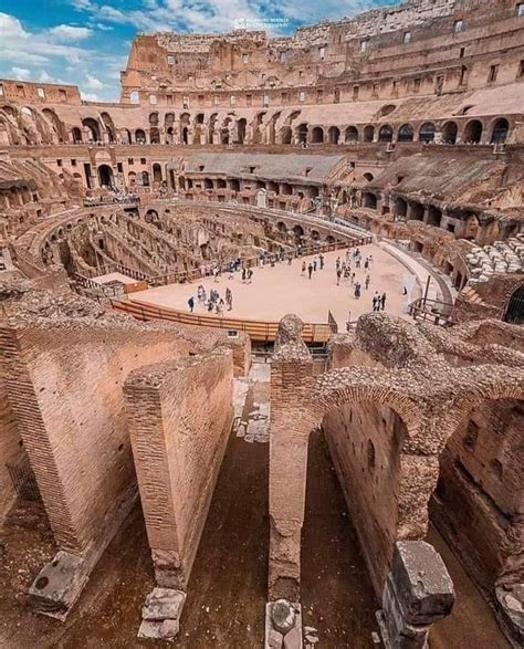 Inside the colosseum, rome, italy : r/Archaeology21