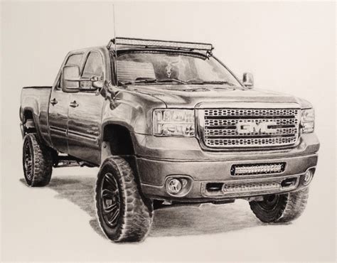 Pencil Drawing Of Trucks - Truck Sketch Drawing at PaintingValley.com | Explore ... / Firstly ...