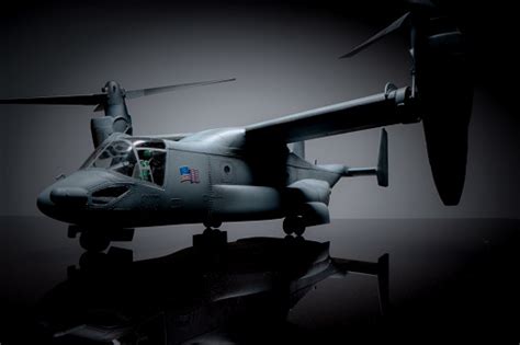 Cv22 Osprey Tiltrotor Military Aircraft Scale Model Photography Stock Photo - Download Image Now ...