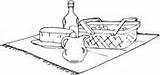Picnic Basket Food Coloring Page  Free Printable Coloring Pages sketch template