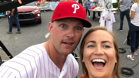 Who is Rhys Hoskins wife Jayme Hoskins? Dating life revealed - Sportszion