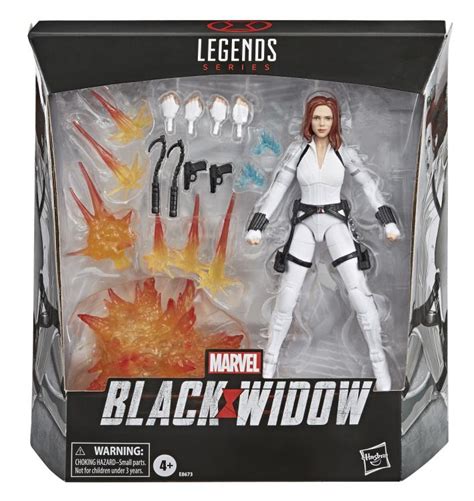 Black Widow Marvel Legends Deluxe White Costume Figure Up for Order! - Marvel Toy News