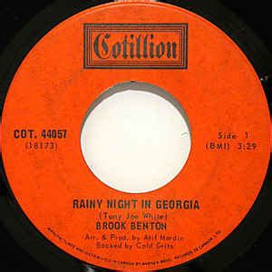 Brook Benton - Rainy Night In Georgia (1970, Vinyl) | Discogs