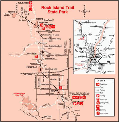 Rock Island State Park Illinois Site Map - Rock Island State Park ...