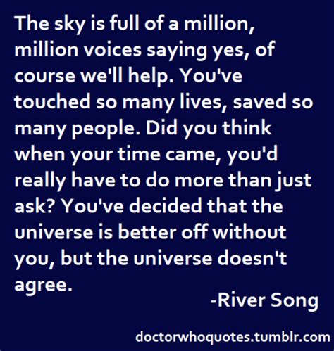 Best River Song Quotes. QuotesGram