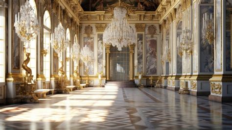 Premium AI Image | Palace of Versailles interior