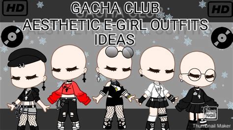 Gacha Club E -girl Aesthetic Outfits Ideas For Girls {gcmv} | Club ...