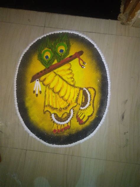 Shiddis rangoli art Small Rangoli, Rangoli With Dots, Special Rangoli ...