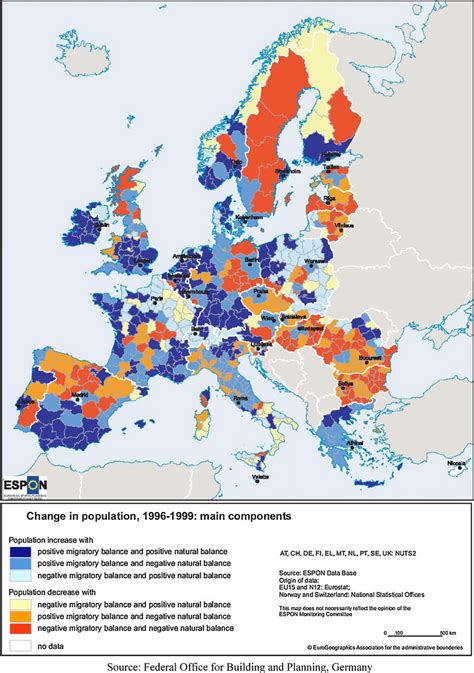 Population change in Europe. | Download Scientific Diagram