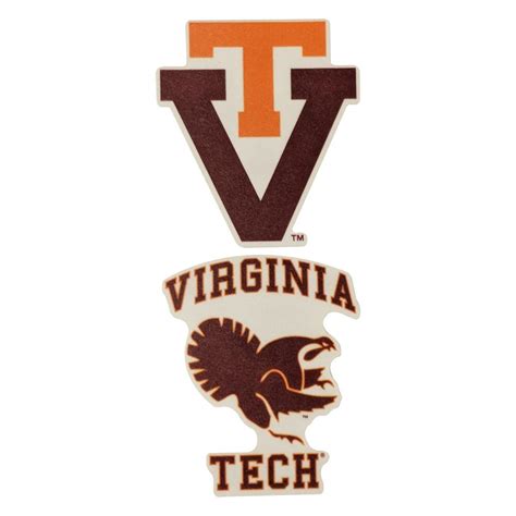 VT-Virginia Tech Vault Logo Decal (2 Pack)-Alumni Hall