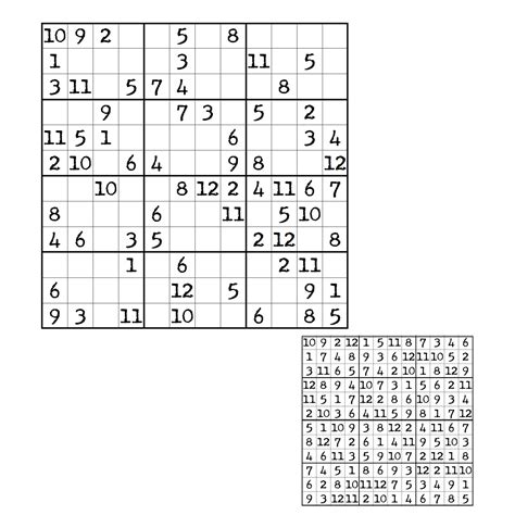 Learning is Fun Math Sudoku Workbook Printable 12 X 12 - Etsy