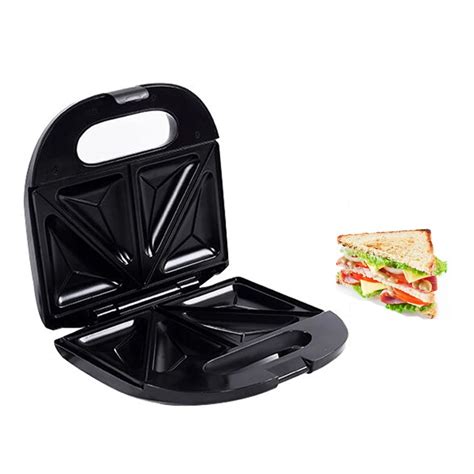 Stainless Steel Triangle Home Sandwich Machine Toaster Sandwich Machine Snack Barbecue Grill ...