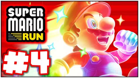 Super Mario Run - Gameplay Walkthrough Part 3 - World 4 - YouTube