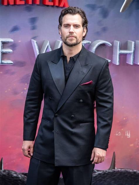 The Witcher premiere Henry Cavill Black Suit - Jacket Hub