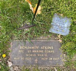 Benjamin Atkins (1925-1997) - Mémorial Find a Grave