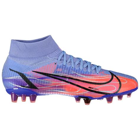 Nike Mercurial Superfly VIII Pro KM AG Football Boots Blue| Goalinn