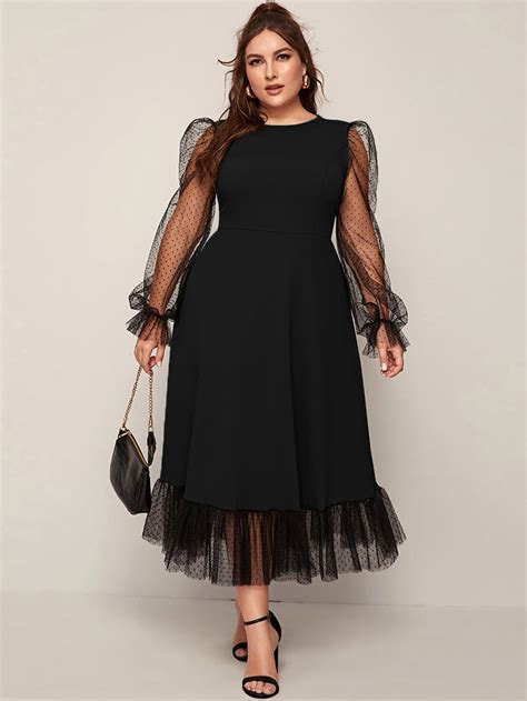 shein black dress plus size - Linwood Seeley