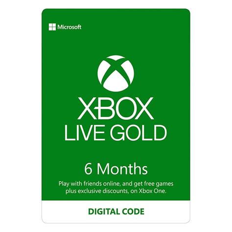 Buy XBOX LIVE GOLD 6 Months Xbox One & Series X/S KEY cheap, choose ...