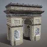Arc de Triomphe Model