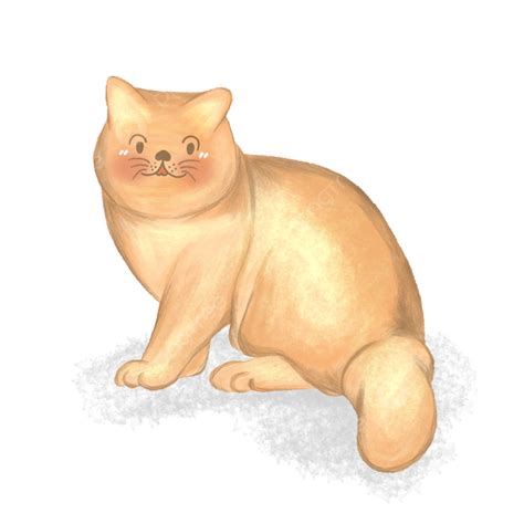 Lindo Gato Naranja PNG ,dibujos Pintura De Dibujos Animados, Lindo Gato ...