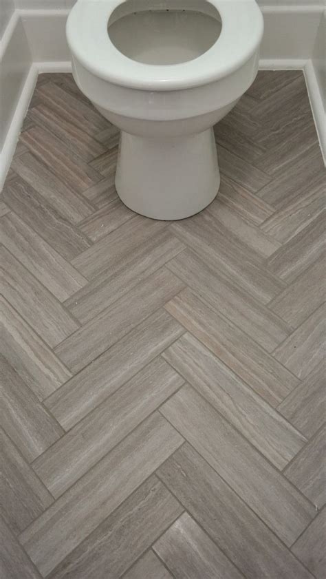 How to maximize space in a tiny bathroom | Jen Spends Less | Bathroom vinyl, Herringbone wood ...