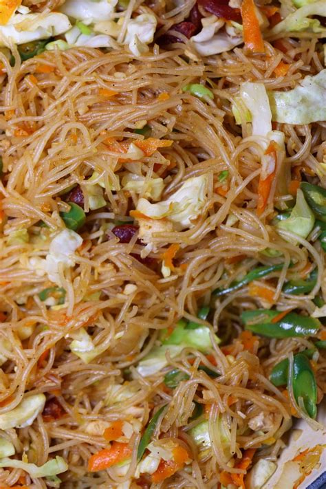 Pancit Bihon - FeliceMadeThis | Resep | Masakan vegetarian, Resep ...