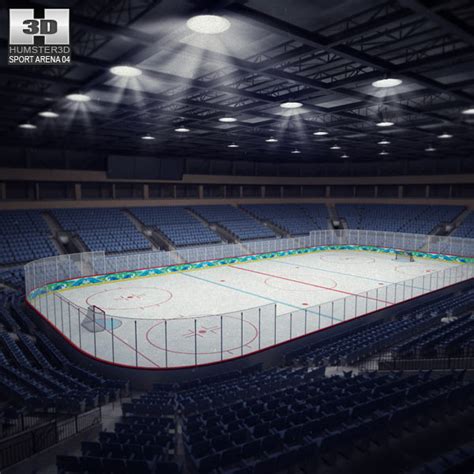 Hockey Arena 3D model - Architecture on Hum3D