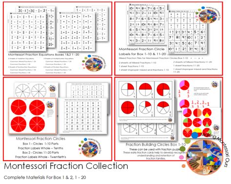 Montessori Early Fractions, Fractions At Home - "Making Montessori Ours"