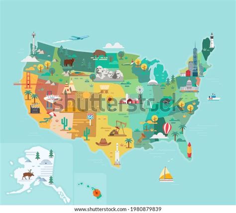 538.386 Usa Travel Map Images, Stock Photos & Vectors | Shutterstock