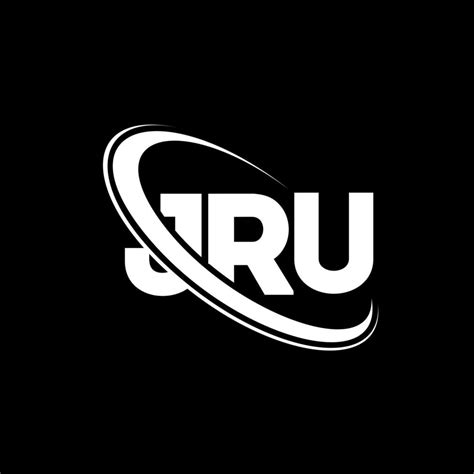 logotipo jru. carta jru. diseño del logotipo de la letra jru. logotipo de las iniciales jru ...