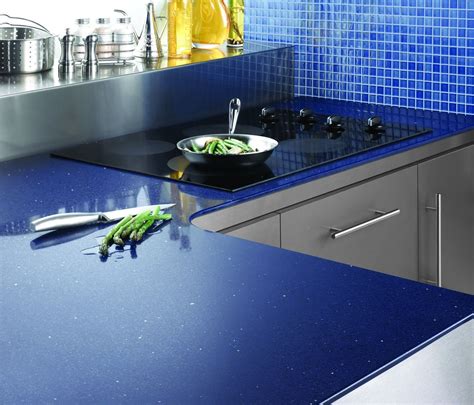 Blue Quartz Kitchen Countertops | Cozinha gourmet, Bancadas, Cozinha