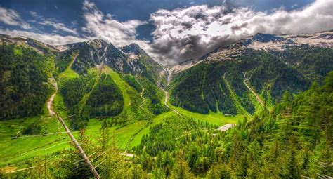 nature, Landscape, Switzerland, Valley, Summer, Mountain, Forest, Clouds, Grass Wallpapers HD ...