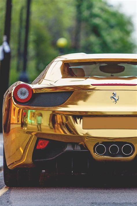 gold ferrari | Tumblr