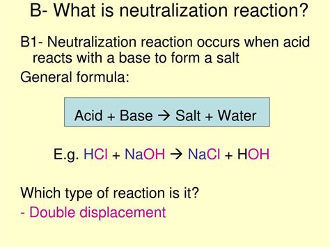 PPT - Neutralization reaction PowerPoint Presentation, free download ...