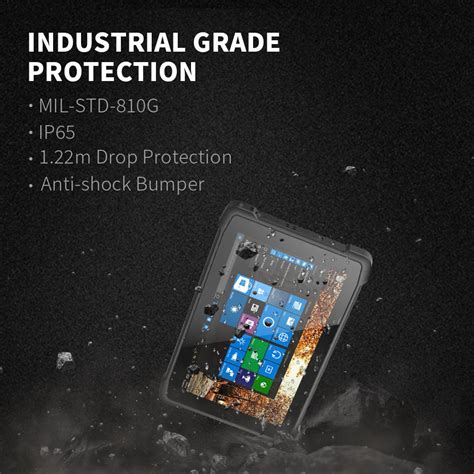 Industrial Rugged Android Tablet Pc1000nit 8+128 With Gps Option Nfc ...