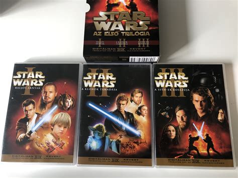 Star Wars The first trilogy DVD SET Star Wars - Az első trilógia ...