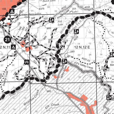 Salmon-Challis National Forest Firewood Map South Zone 2023 by US Forest Service R4 | Avenza Maps